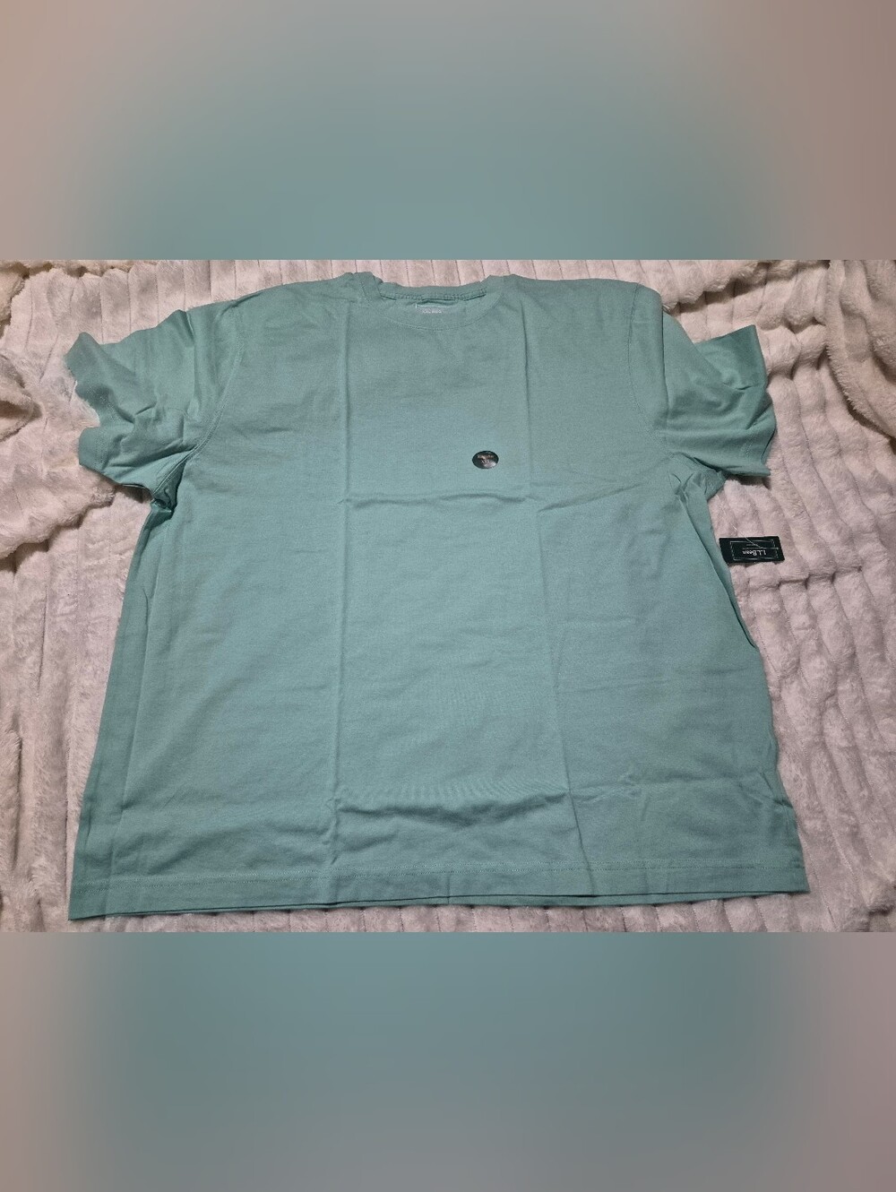L.L. Bean XXL Crew Neck Tee Shirt Faded Jade
